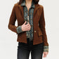 Six Fifty Clarissa Blazer Dark Brown - shoostore