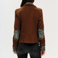 Six Fifty Clarissa Blazer Dark Brown - shoostore