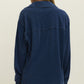 Z Supply Reese Jersey Denim Button Up Indigo - shoostore