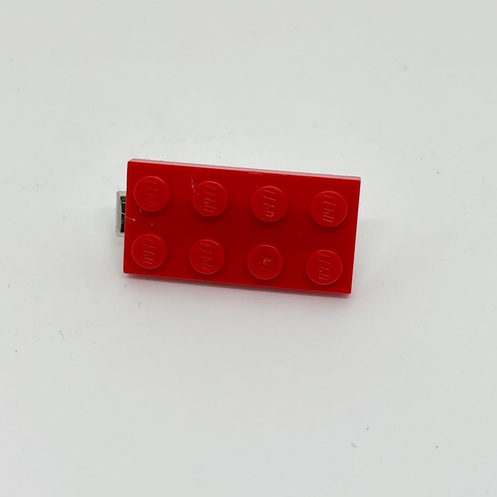 KB Lego 2x4 Barrette Red