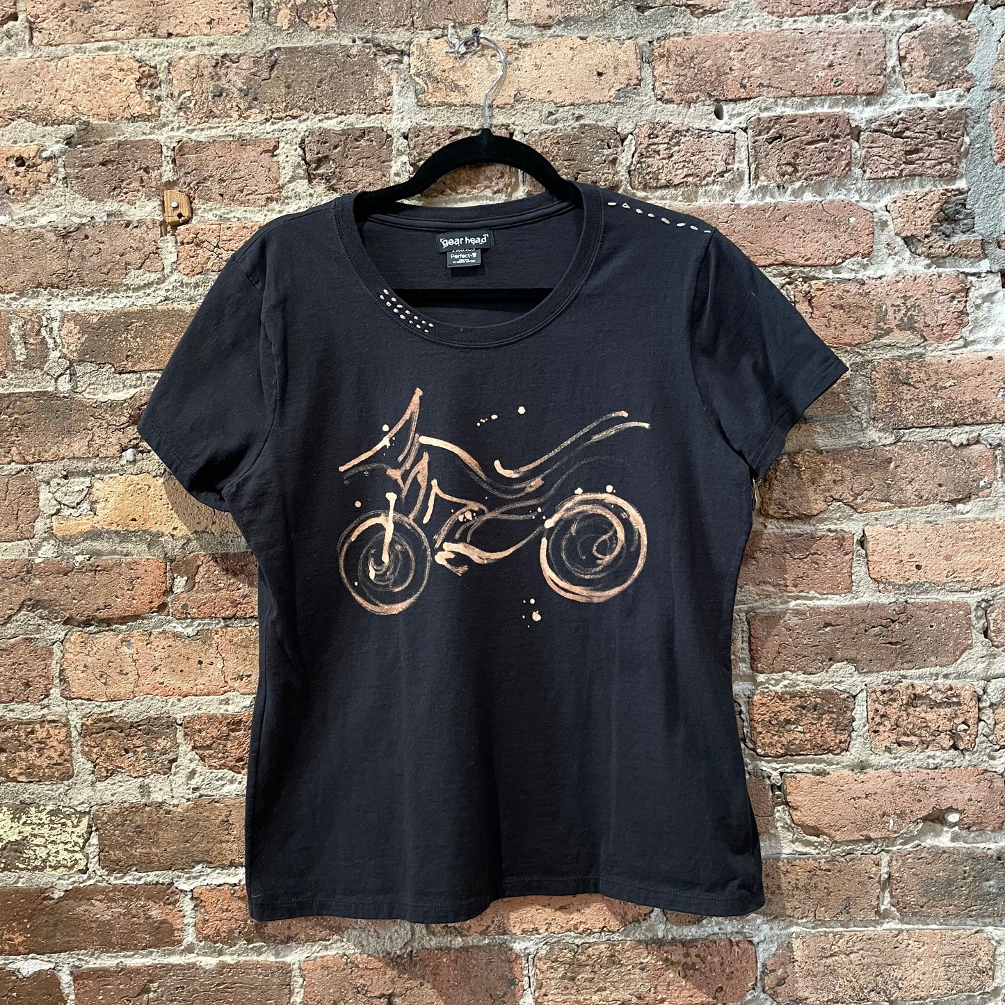 Motorcycle #4 Black T-shirt