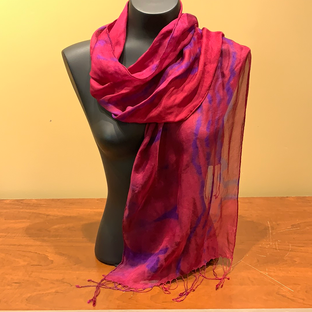 SK Fiber Studio Dyed Silk Scarf - $80 - shoostore
