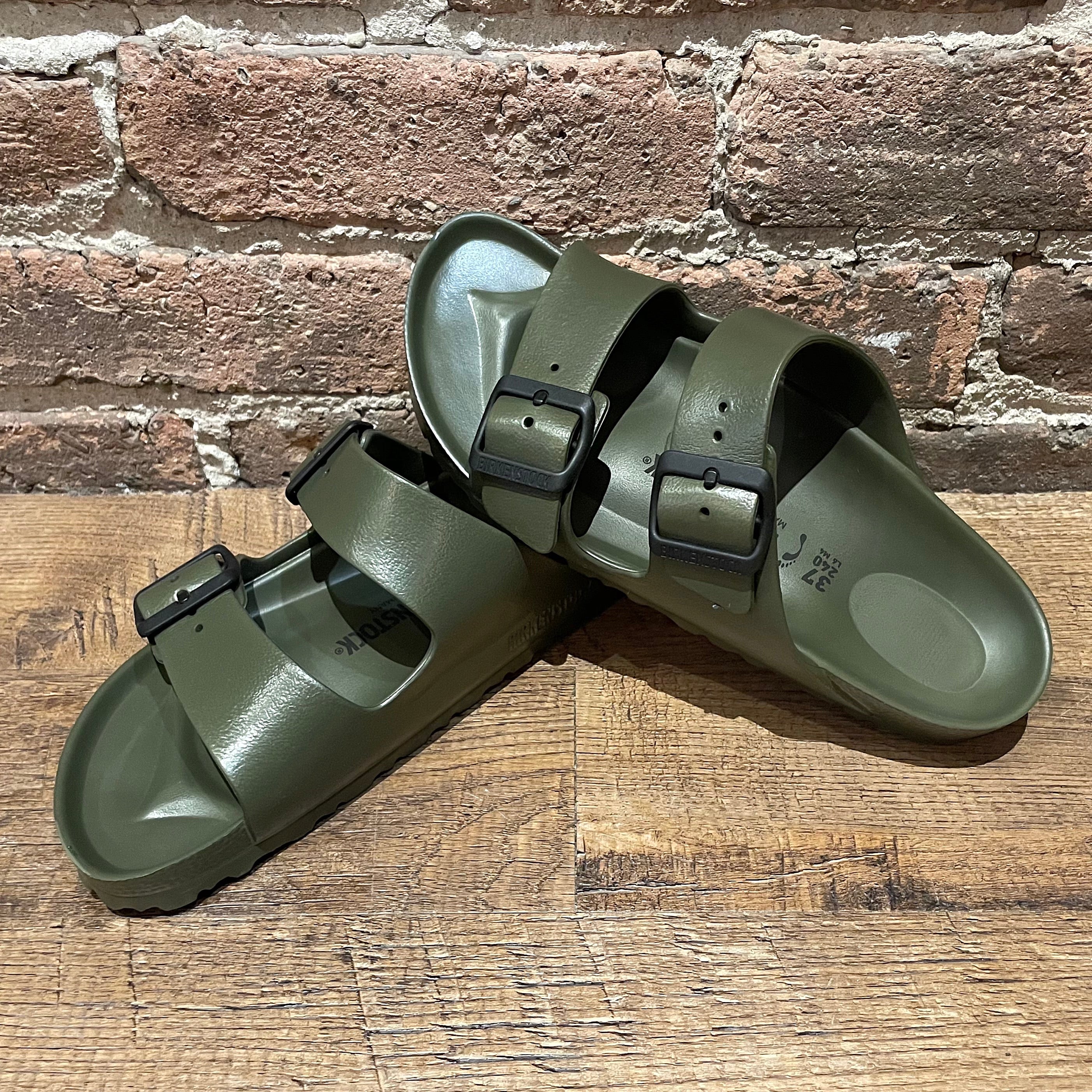 Birkenstock Arizona EVA Khaki Regular Width shoostore