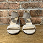 Pelle Moda Elvie Nude Kitten Heel Sandal
