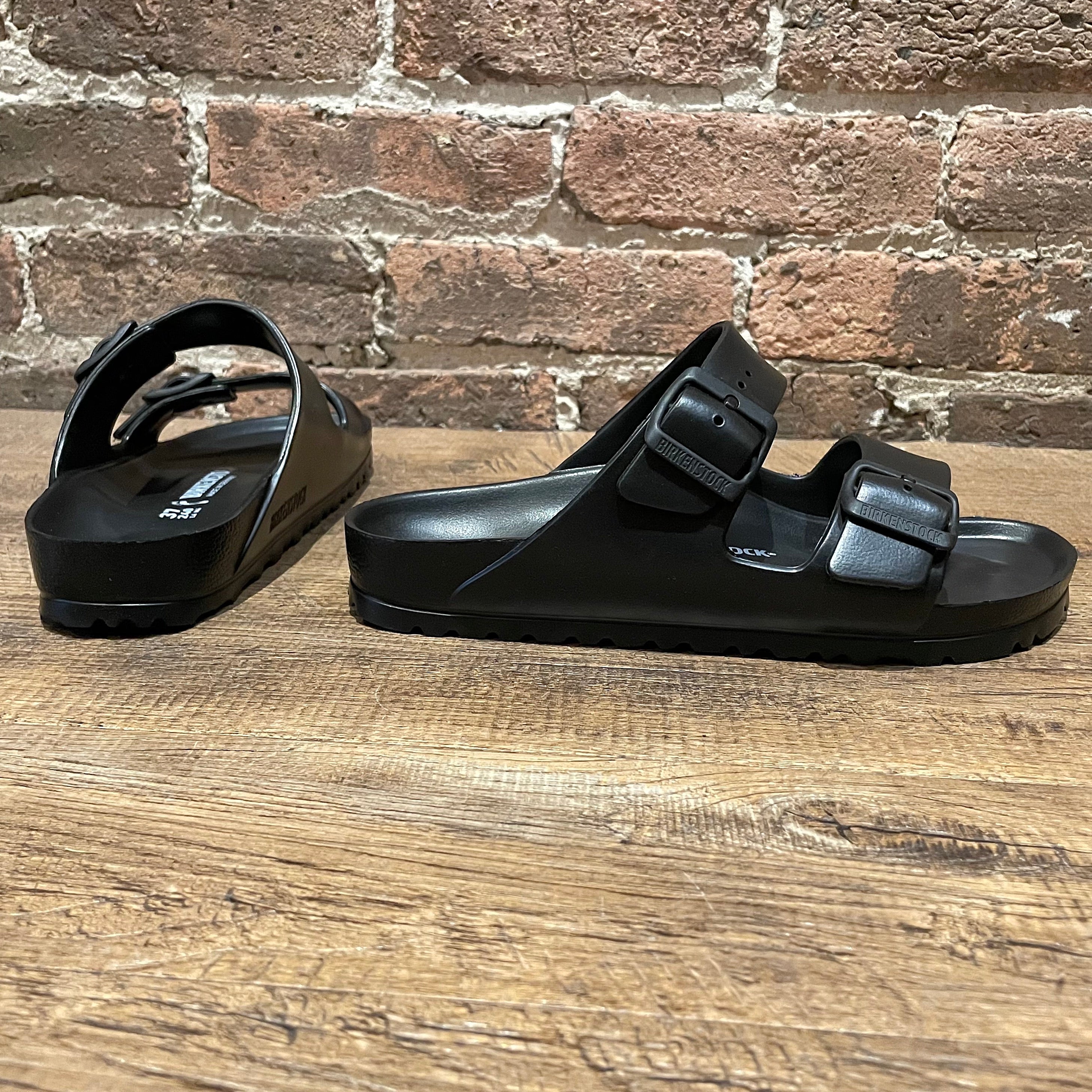 Birkenstock arizona triple black hot sale eva