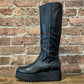 All Black Hi Stretch Flatform