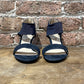 Pelle Moda Elvie Navy Kitten Heel Sandal