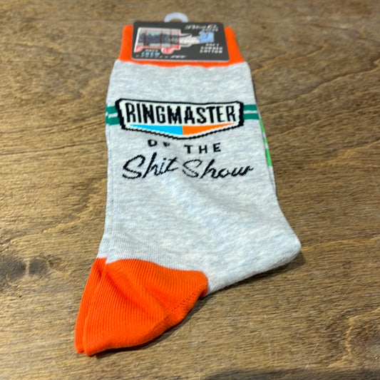 Blue Q Ringmaster Shitshow Men's socks